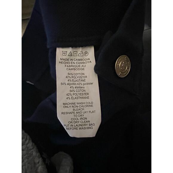 Michael Kors Women Leggings Blue Mid Rise Pull On Stretch Skinny Pants Fit Sz. S - Picture 10 of 10